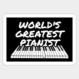 Piano World's Greatest Pianist Sticker